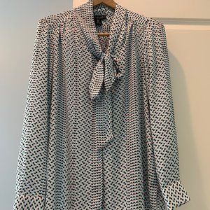 Rachel Zoe Pussy Bow Long Sleeve Blouse